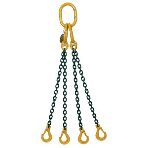 Eslinga de cadena cuádruple